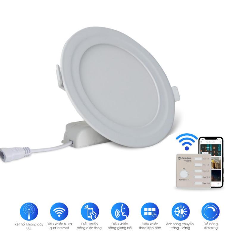 Đèn LED panel tròn 135/9W - Điều khiển bằng Bluetooth